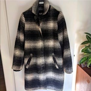 Long plaid coat